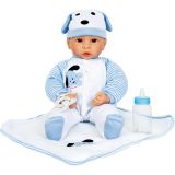 Muñeco Benno Legler - 43 cm altura. Incluye biberón y mantita - imagen 7