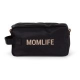 Bolsa Neceser MomLife Negro Letras Doradas , Childhome - imagen 7