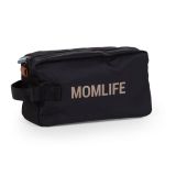 Bolsa Neceser MomLife Negro Letras Doradas , Childhome - imagen 4