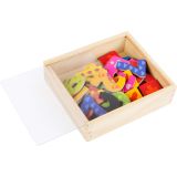 Números magnéticos multicolores 