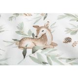 Protector de cuna de felpa Diseño Ciervos Grises , para cuna de 60 x 120 cm - imagen 6