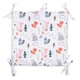 Organizador de cuna  Waffle - 47 x 47 cm zorros rosas