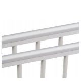Cuna de Madera Lorenzo III 120x60 cm Blanca y Gris – Con Teething Rail, 3 Alturas y Barrotes Extraíbles - imagen 8