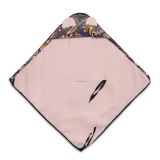 Manta Envolvente para Capazo y Grupo 0 Wafle, Diseño Boho Dusty Rose