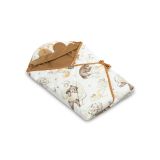 Manta Arrullo de terciopelo XL para Grupo 0 , diseño Sueños Beige - imagen 2