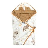 Manta Arrullo de terciopelo XL para Grupo 0 , diseño Sueños Beige - imagen 3