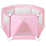 Parque de juegos infantil Rosa 115 x 65 cm - imagen 4