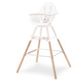 Patas de Longitud Extra y Reposapies Color Natural trona evolu childhome