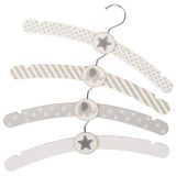 Set de 4 perchas infantiles de madera Elefantes y Estrellas - imagen 2