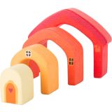 Piezas de construcción de madera Casa