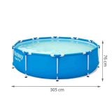 Piscina circular con Anillo Hinchable Bestway 305 x 76 cm - imagen 22