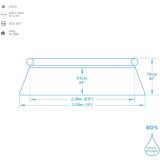 Piscina redonda con bomba 305 x 76 cm , Bestway 57270