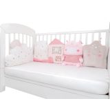 Juego de almohadas de peluche para cuna Hippo Dreams
