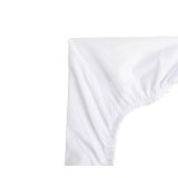 Funda con banda Elástica para cambiador de Bebé  , Tejido Jersey-Blanco - imagen 4