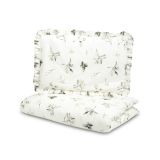 Juego de Funda de Edredón + Almohada Estampado Oliva  , 100 x 135 cm