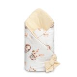 Arrullo Bebé Cone Wrap Beige Bunny - Múltiples Usos y Confort Total