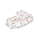 Nido para Bebé de Muselina Rosa Ballerinas 80x45 cm con Almohada – Seguro y Reversible