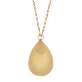 Llamador de Ángeles Oval en oro amarillo de Proudmama, un regalo especial para mamás elegantes.
