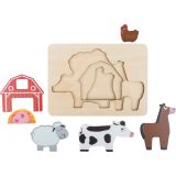 Puzzle a capas Animales de la Granja - 6 piezas - imagen 31