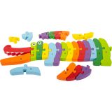 Puzzle Cocodrilo Abecedario 