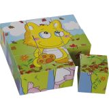 Puzzle de cubos Animales