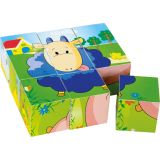 Puzzle de cubos Animales
