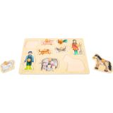 Puzzle granja y vida en el campo 