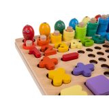 Puzzle de madera Letras, Números y Formas Geométricas - imagen 7