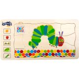Puzzle de madera La Oruga Glotona - 36 piezas