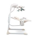 Columpio Eléctrico para Bebé Raffi con Rotación 90°, 5 Velocidades, Mosquitera y Música-Beige - imagen 10