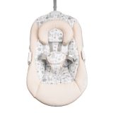 Columpio Eléctrico para Bebé Raffi con Rotación 90°, 5 Velocidades, Mosquitera y Música-Beige - imagen 14