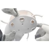 Columpio Eléctrico para Bebé Raffi con Rotación 90°, 5 Velocidades, Mosquitera y Música - imagen 46