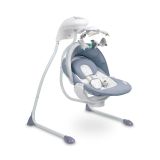 Columpio Eléctrico para Bebé Raffi con Rotación 90°, 5 Velocidades, Mosquitera y Música-Navy - imagen 2