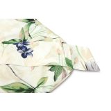 Envoltorio de bebé en forma de cono con volantes. Estampado Magnolias - imagen 5