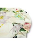 Envoltorio de bebé en forma de cono con volantes. Estampado Magnolias - imagen 6