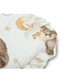 Envoltorio de bebé en forma de cono con volantes. Estampado Dream - imagen 6