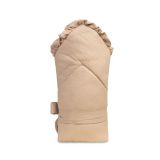 Saco para envolver Bebés con forma de Cono, tejido Muselina Beige 90 x 90 cm