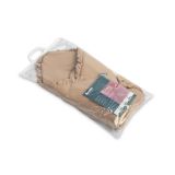 Saco para envolver Bebés con forma de Cono, tejido Muselina Beige 90 x 90 cm