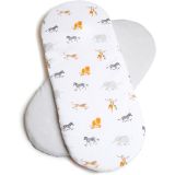 Set de sábanas bajeras Jungle,  para moisés y cochecito - Clair de Lune