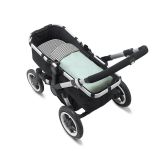 Saco para capazo + Colchoneta Black Vichy Menta Norababybags - imagen 7