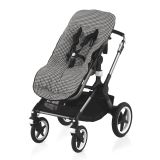 Saco Universal para silla de paseo Black Vichy Crudo Norababybags - imagen 13