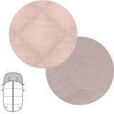 Saco para Silla de Paseo Universal Viella Rosa (45x98x3 cm) – Adaptable, Desenfundable y con Cremalleras Laterales - imagen 3