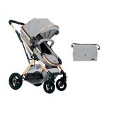 Carrito de bebé 2en1 asiento transf. Scarlett Gris Claro