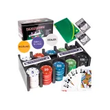 Juego de Poker Malatec TEXAS 23539 con 200 Fichas