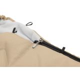 Saco de Paseo Multicapa en Color Cappuccino: Comodidad y Protección en Días Fríos - imagen 6
