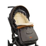 Saco ROMPER para silla de paseo: lana - 95 x 40 cm-Grafito - imagen 4