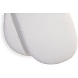 Sabanas bajeras blancas para capazos