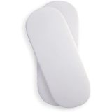 set de 2 Sabanas bajeras blancas para capazos