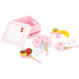 Set de postre en caja - Juguete de madera