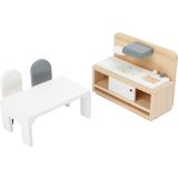 Set completo de muebles para la casa de muñecas